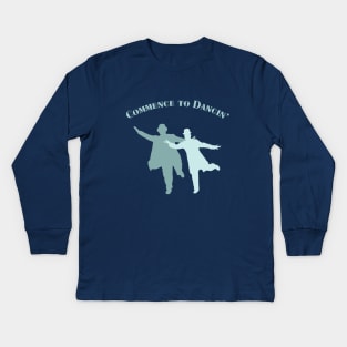 Laurel & Hardy - Commence to Dancin' (Single - V2) Kids Long Sleeve T-Shirt